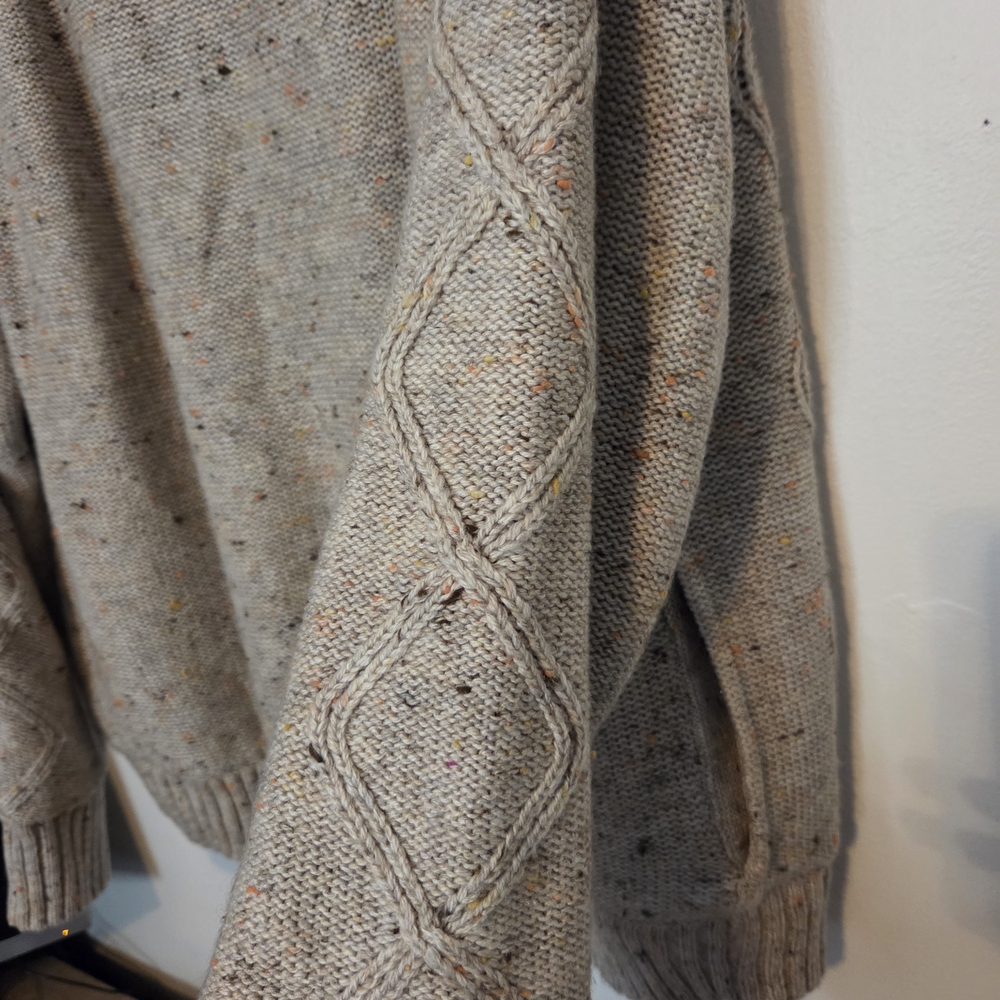 Norm Thompson Mens Large Zip Up Grandpacore Sweater - Picture 5 of 11